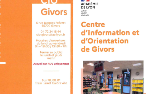 Centre d’Information et d’Orientation – CIO Givors