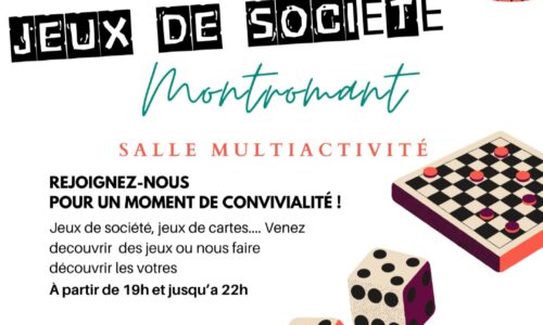 Soirée jeux sur Montromant